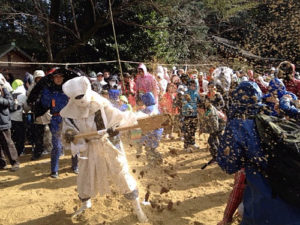 砂かけ祭り