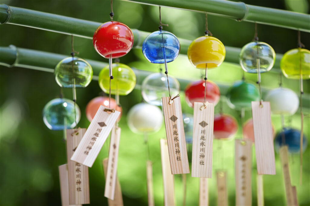 川越百万灯夏まつり 氷川神社の風鈴