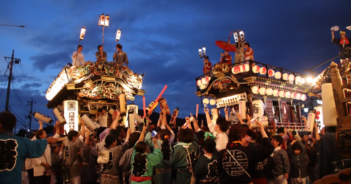 真岡の夏まつり 山車巡行
